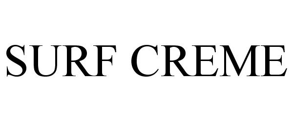 Trademark Logo SURF CREME