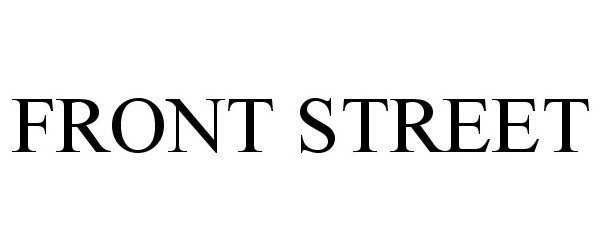 Trademark Logo FRONT STREET