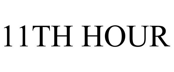 Trademark Logo 11TH HOUR