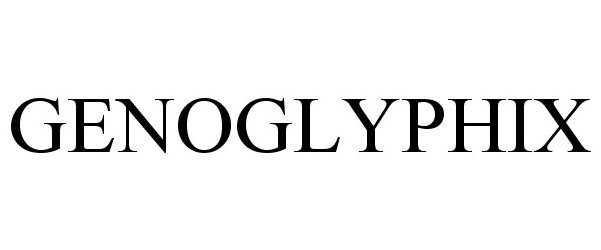 Trademark Logo GENOGLYPHIX