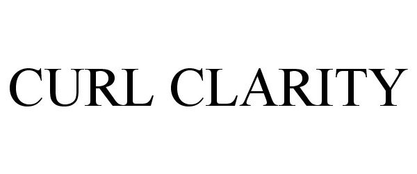 Trademark Logo CURL CLARITY