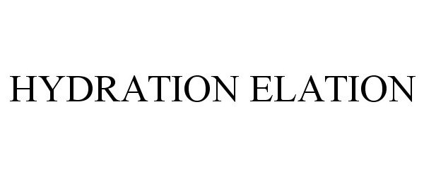 Trademark Logo HYDRATION ELATION
