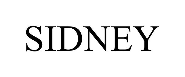 Trademark Logo SIDNEY