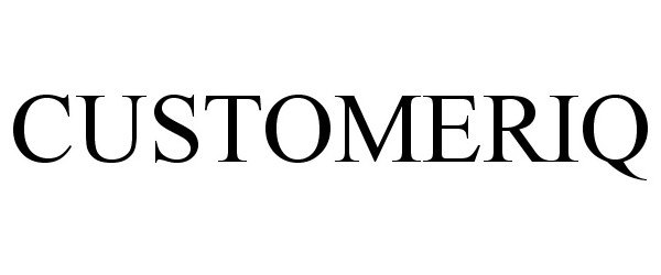 Trademark Logo CUSTOMERIQ