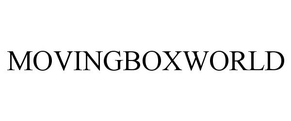 Trademark Logo MOVINGBOXWORLD