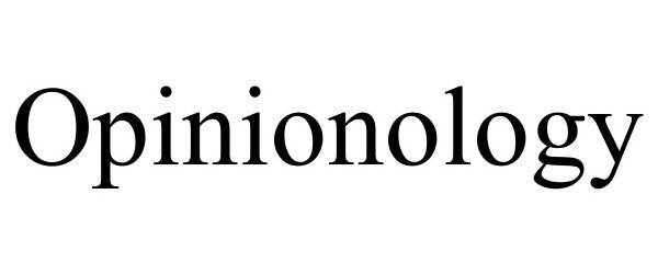 Trademark Logo OPINIONOLOGY