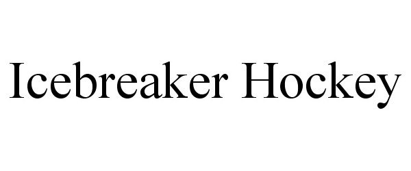 Trademark Logo ICEBREAKER HOCKEY