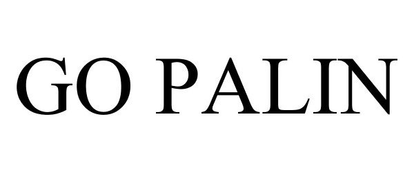 Trademark Logo GO PALIN