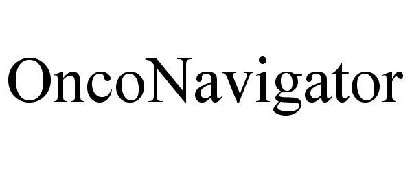 Trademark Logo ONCONAVIGATOR
