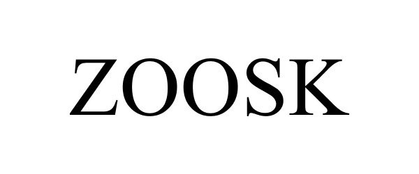 Trademark Logo ZOOSK