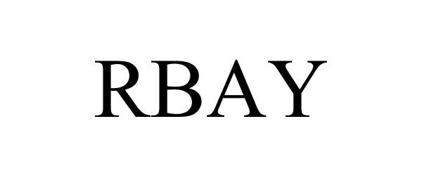 Trademark Logo RBAY