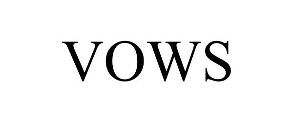 Trademark Logo VOWS