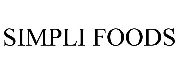 Trademark Logo SIMPLI FOODS