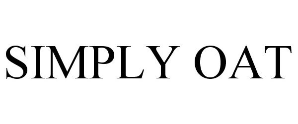 Trademark Logo SIMPLY OAT