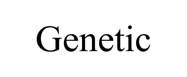 Trademark Logo GENETIC
