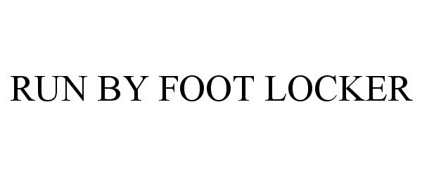 Trademark Logo RUN BY FOOT LOCKER