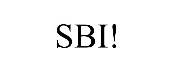  SBI!