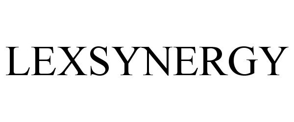 Trademark Logo LEXSYNERGY