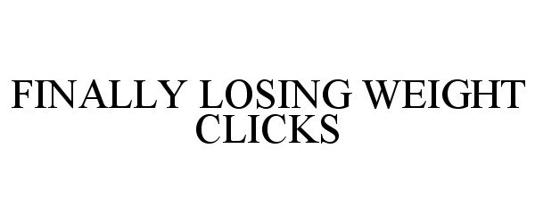  FINALLY LOSING WEIGHT CLICKS