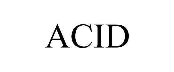 Trademark Logo ACID