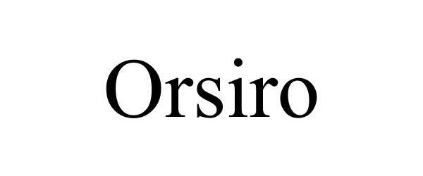  ORSIRO