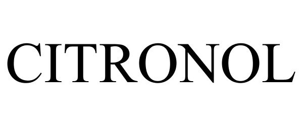 Trademark Logo CITRONOL