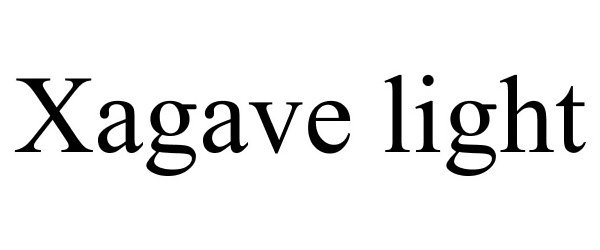 Trademark Logo XAGAVE LIGHT