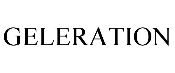 Trademark Logo GELERATION