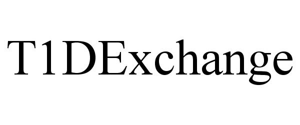 Trademark Logo T1DEXCHANGE