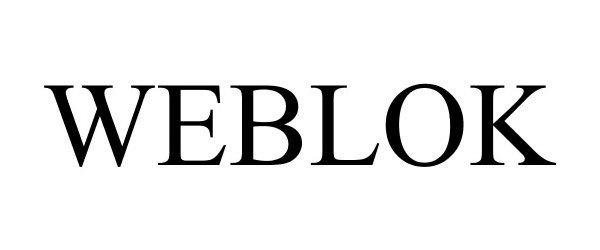 Trademark Logo WEBLOK