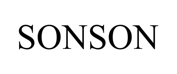 Trademark Logo SONSON