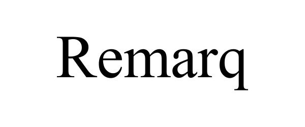 Trademark Logo REMARQ