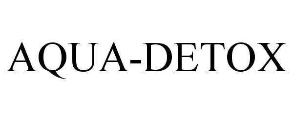 Trademark Logo AQUA-DETOX