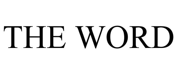 Trademark Logo THE WORD