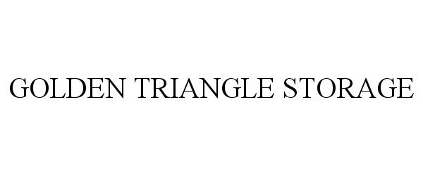 Trademark Logo GOLDEN TRIANGLE STORAGE