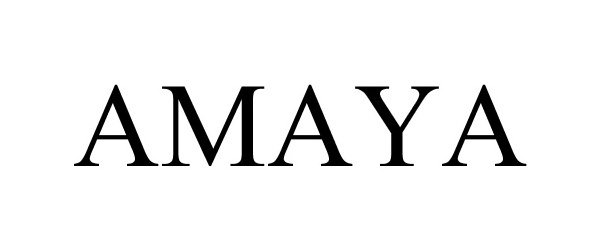 Trademark Logo AMAYA