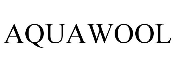 Trademark Logo AQUAWOOL