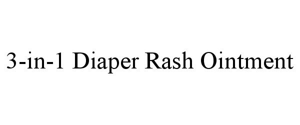  3-IN-1 DIAPER RASH OINTMENT
