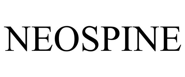 Trademark Logo NEOSPINE
