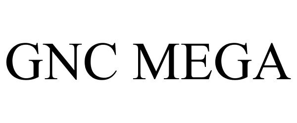 Trademark Logo GNC MEGA