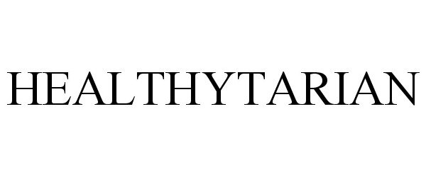 Trademark Logo HEALTHYTARIAN