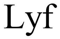 Trademark Logo LYF