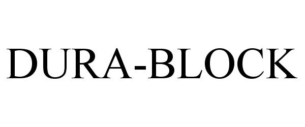 Trademark Logo DURA-BLOCK