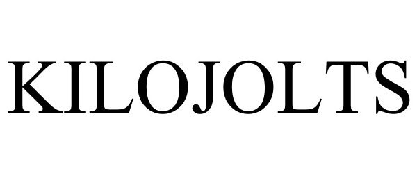 Trademark Logo KILOJOLTS