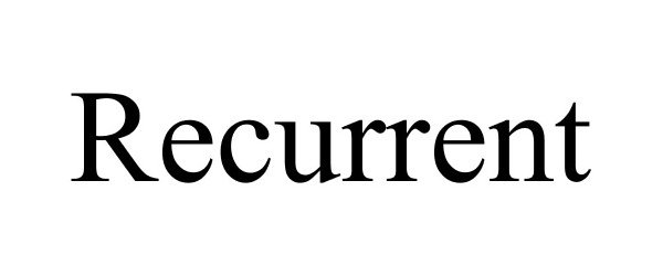 Trademark Logo RECURRENT