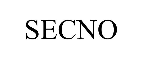 Trademark Logo SECNO