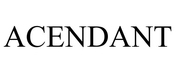 Trademark Logo ACENDANT