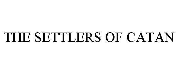 Trademark Logo THE SETTLERS OF CATAN