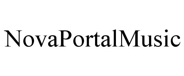 Trademark Logo NOVA PORTAL MUSIC