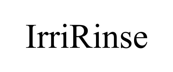 Trademark Logo IRRIRINSE